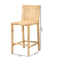 Sofia Dining Collection Counter Height Bar Stool