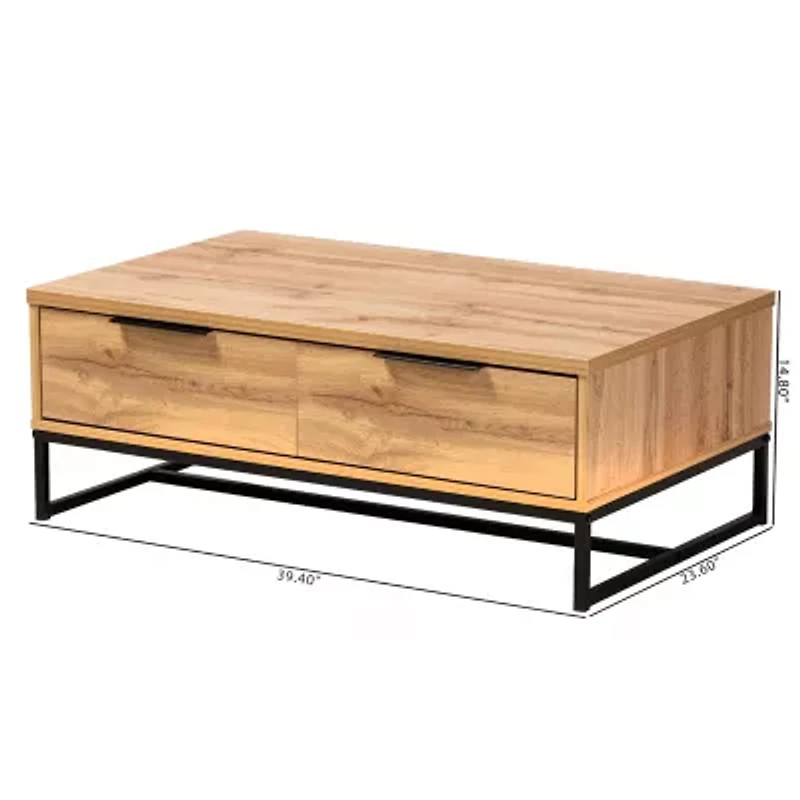 Franklin Living Room Collection 2-Drawer Coffee Table