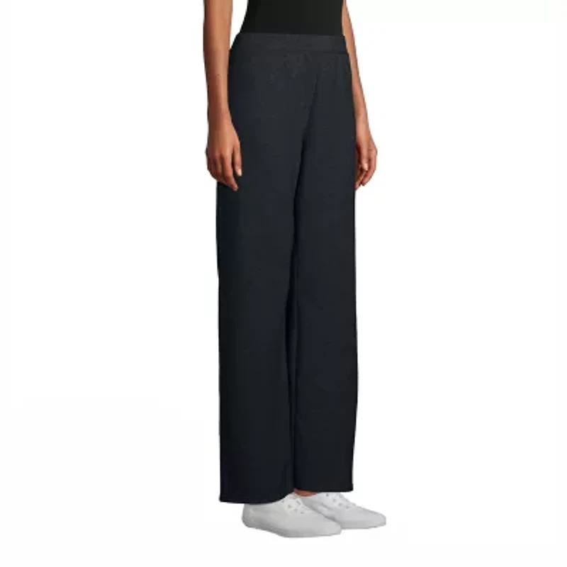 Hanes Womens Comfort Waistband Straight High Rise Fleece Sweatpant