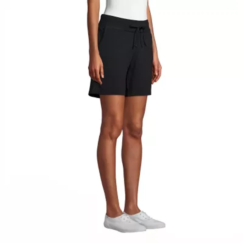 Hanes Juniors Womens Mid Rise Soft Short