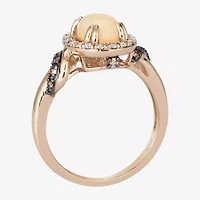 Le Vian® Grand Sample Sale™ Ring featuring /8 CT. Neopolitan Opal™ 1/ CT. Chocolate Diamonds® 1/8 CT. Nude Diamonds™ set in 14K Strawberry Gold
