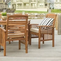 Walker Edison Willard Patio Collection 7-pc. Weather Resistant Dining Set