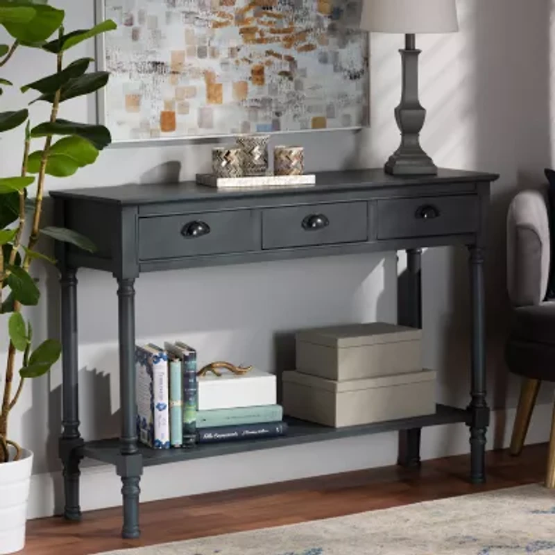 Garvey Living Room Collection 3-Drawer Console Table