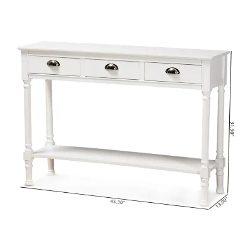 Garvey Living Room Collection 3-Drawer Console Table