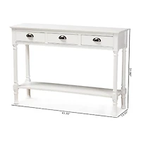 Garvey Living Room Collection 3-Drawer Console Table