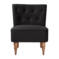 Harmon Velvet Upholstered Barrel Chair