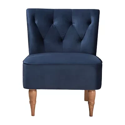 Harmon Velvet Upholstered Barrel Chair