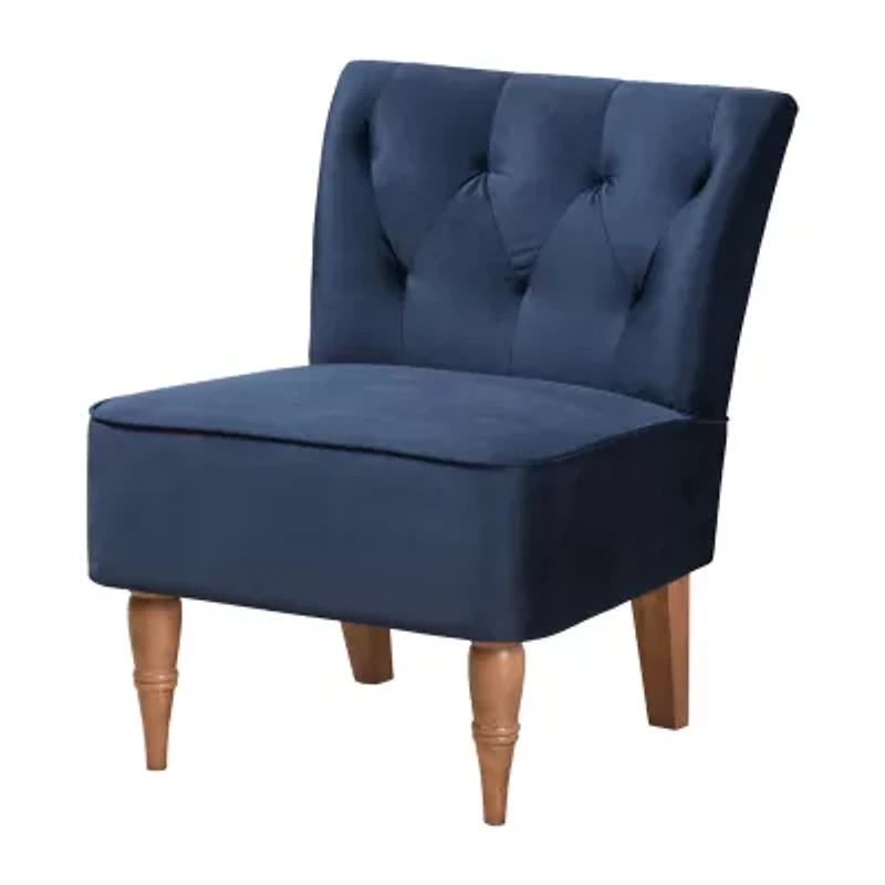 Harmon Velvet Upholstered Barrel Chair