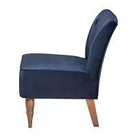 Harmon Velvet Upholstered Barrel Chair