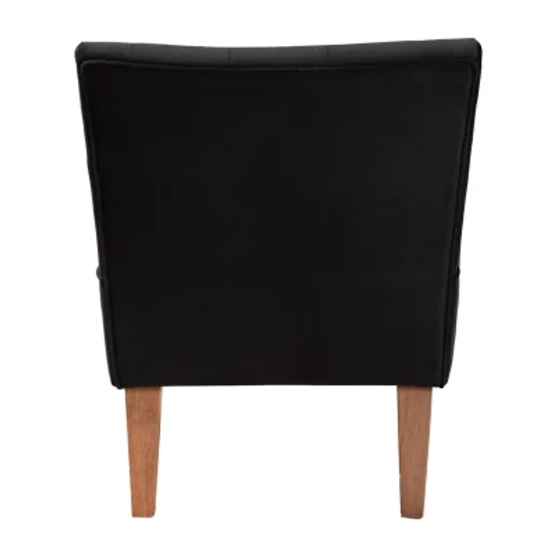 Harmon Velvet Upholstered Barrel Chair