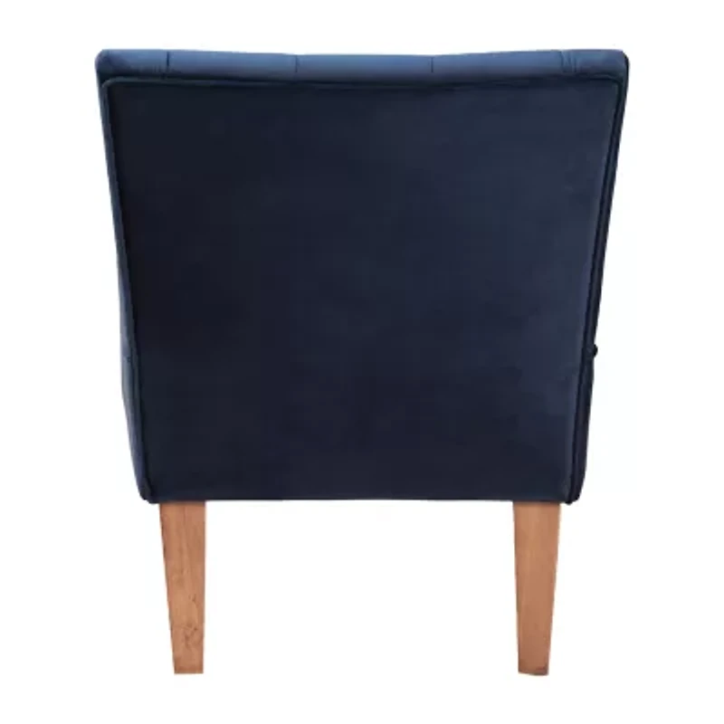 Harmon Velvet Upholstered Barrel Chair