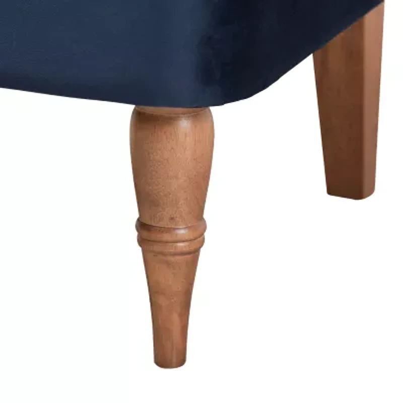 Harmon Velvet Upholstered Barrel Chair