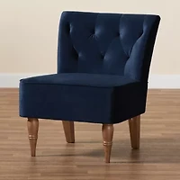 Harmon Velvet Upholstered Barrel Chair