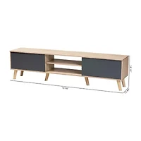 Clapton Cool Multi Tone Modern TV Stand