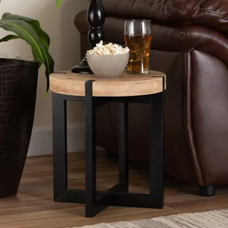 Horace Industrial End Table