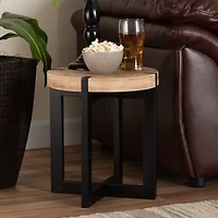 Horace Industrial End Table