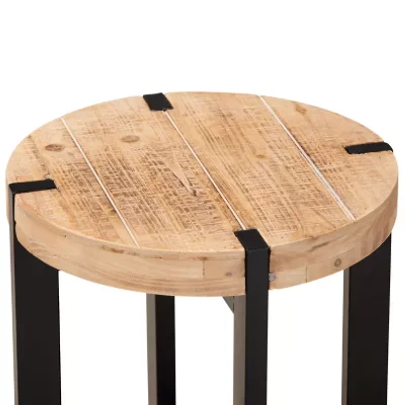 Horace Industrial End Table