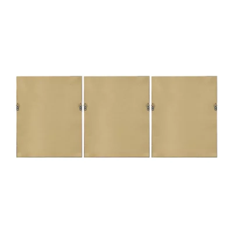 Urban Habitat Cosmic Curl Framed Canvas 3-pc Wall Art Set