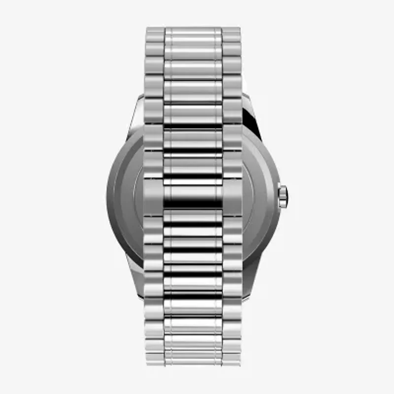 Timex Mens Silver Tone Stainless Steel Expansion Watch Twg027900jt