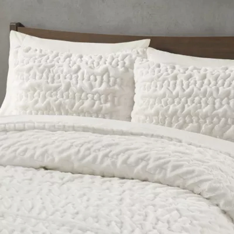 Madison Park Dakota Faux Fur Down Alternative Extra Weight Comforter Set