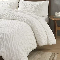 Madison Park Dakota Faux Fur Down Alternative Extra Weight Comforter Set