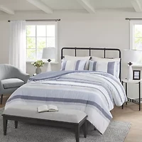 Madison Park Levi Jacquard 3-pc. Duvet Cover Set