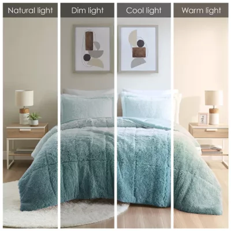 Intelligent Design Ella Ombre Mini Midweight Comforter Set