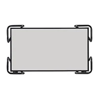 Hera Glass-Top Bar Cart
