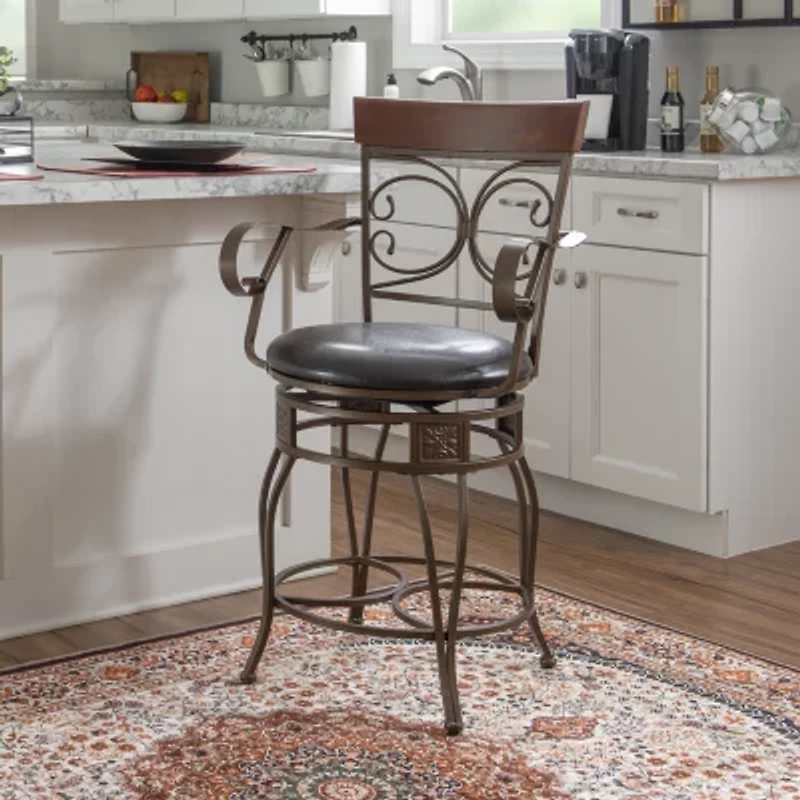 Maymead Big and Tall Swivel Counter Stool