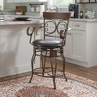 Maymead Big and Tall Swivel Counter Stool