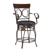 Maymead Big and Tall Swivel Counter Stool