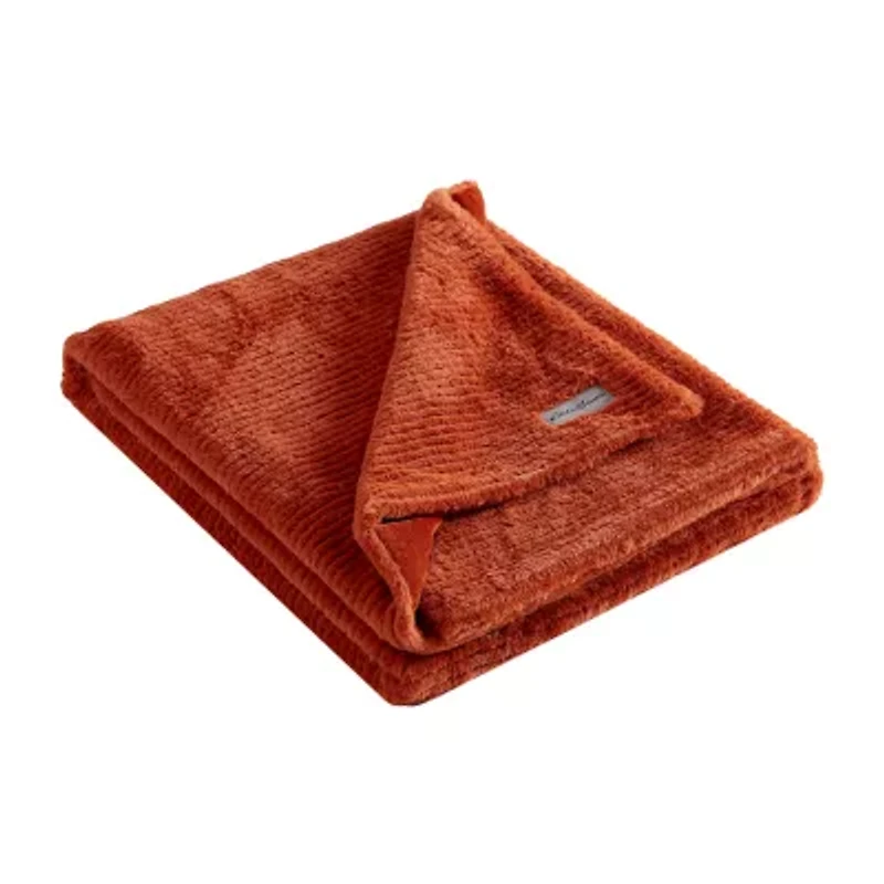 Eddie Bauer Corduroy Washable Lightweight Throw