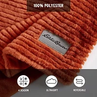 Eddie Bauer Corduroy Washable Lightweight Throw