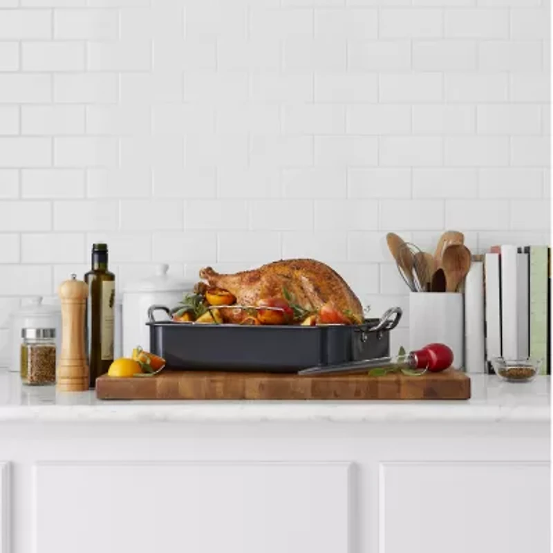 Cooks Aluminum Roasting Pan with Rack