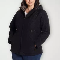 Gallery Womens Plus Midweight Quilted Jacket