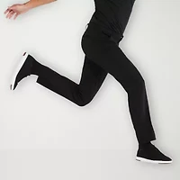 Savane Stretch Twill Mens Slim Fit Dress Flat Front Pant