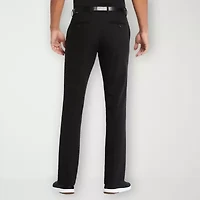 Savane Stretch Twill Mens Slim Fit Dress Flat Front Pant