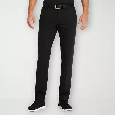 Savane Stretch Twill Mens Slim Fit Dress Flat Front Pant