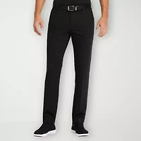Savane Stretch Twill Mens Slim Fit Dress Flat Front Pant