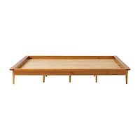 King Spindle Platform Bed