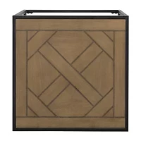Walker Edison Powder Coated Square End Table