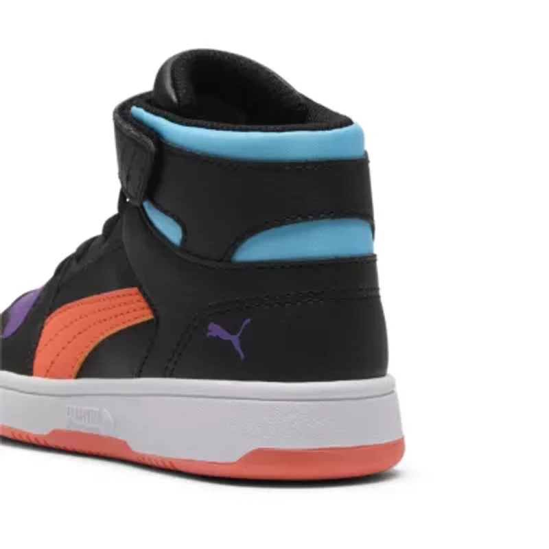 PUMA Rebound Layup Little Kid Girls Basketball Shoes