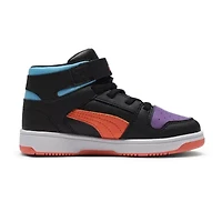 PUMA Rebound Layup Little Kid Girls Basketball Shoes