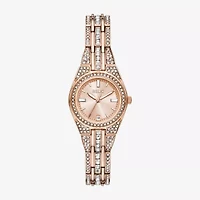 Relic By Fossil Womens Rose Goldtone Bracelet Watch Zr12671