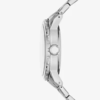 Relic By Fossil Mens Silver Tone Stainless Steel Bracelet Watch Zr16038