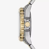 Relic By Fossil Mens Two Tone Stainless Steel Bracelet Watch Zr16035