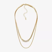 Mixit Womens 16 1/2 Inch Strand Necklace