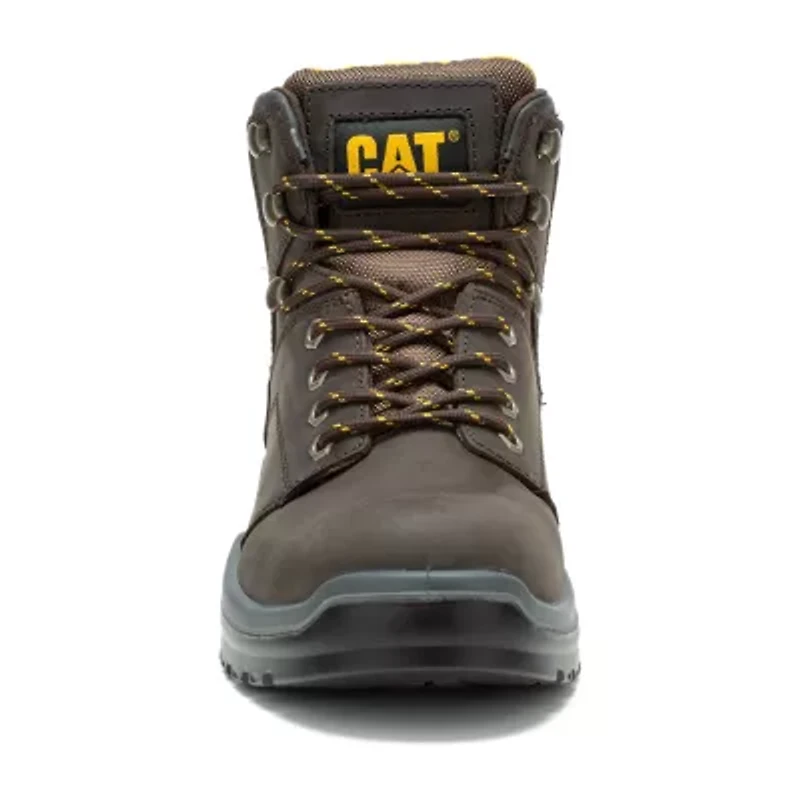 CAT Mens Slip Resistant Striver Steel Toe Work Boots