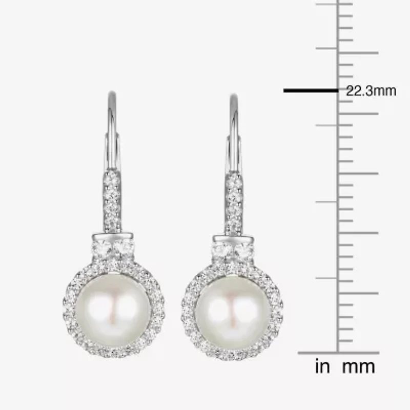 Womens Dyed White Cultured Freshwater Pearl Sterling Silver 2-pc. Jewelry Set