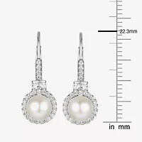 Womens Dyed White Cultured Freshwater Pearl Sterling Silver 2-pc. Jewelry Set